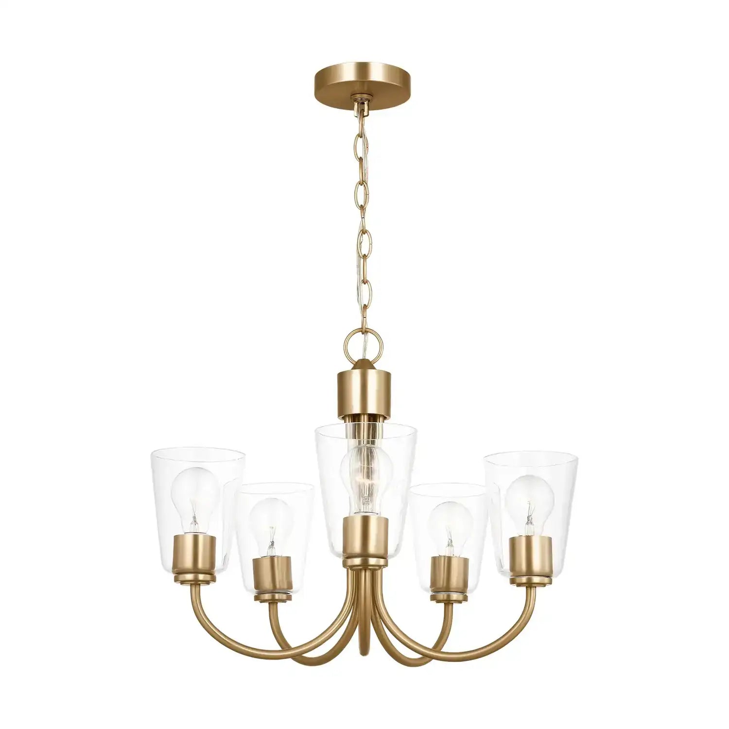 GENERATION LIGHTING, MILES FIVE LIGHT CHANDELIER, CHANDELIER LIGHT