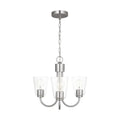GENERATION LIGHTING, MILES THREE LIGHT CHANDELIER, CHANDELIER LIGHT