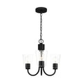 GENERATION LIGHTING, MILES THREE LIGHT CHANDELIER, CHANDELIER LIGHT