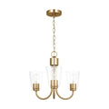 GENERATION LIGHTING, MILES THREE LIGHT CHANDELIER, CHANDELIER LIGHT