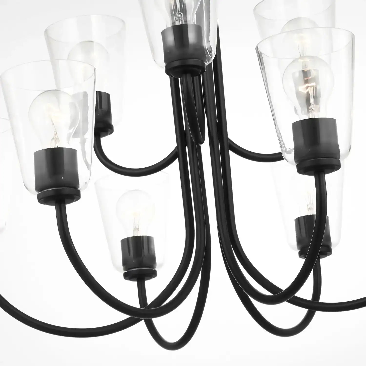 GENERATION LIGHTING, MILES NINE LIGHT CHANDELIER, CHANDELIER LIGHT