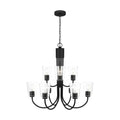 GENERATION LIGHTING, MILES NINE LIGHT CHANDELIER, CHANDELIER LIGHT