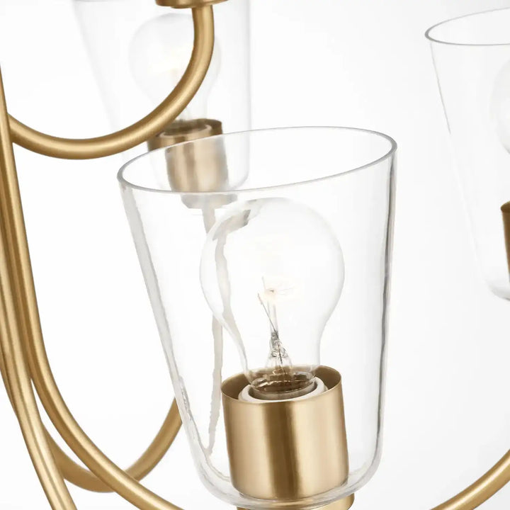 GENERATION LIGHTING, MILES NINE LIGHT CHANDELIER, CHANDELIER LIGHT