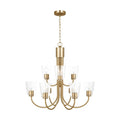 GENERATION LIGHTING, MILES NINE LIGHT CHANDELIER, CHANDELIER LIGHT