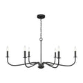 GENERATION LIGHTING, ABELLS SIX LIGHT CHANDELIER, CHANDELIER LIGHT