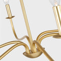 GENERATION LIGHTING, ABELLS SIX LIGHT CHANDELIER, CHANDELIER LIGHT