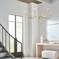 GENERATION LIGHTING, ABELLS SIX LIGHT CHANDELIER, CHANDELIER LIGHT
