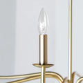 GENERATION LIGHTING, ABELLS SIX LIGHT CHANDELIER, CHANDELIER LIGHT