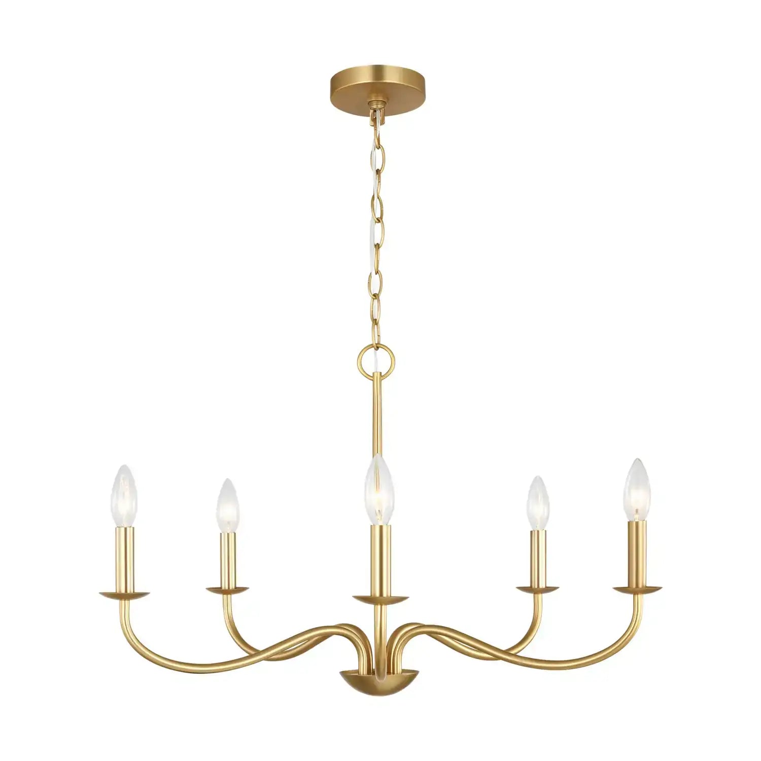GENERATION LIGHTING, ABELLS FIVE LIGHT CHANDELIER, CHANDELIER LIGHT