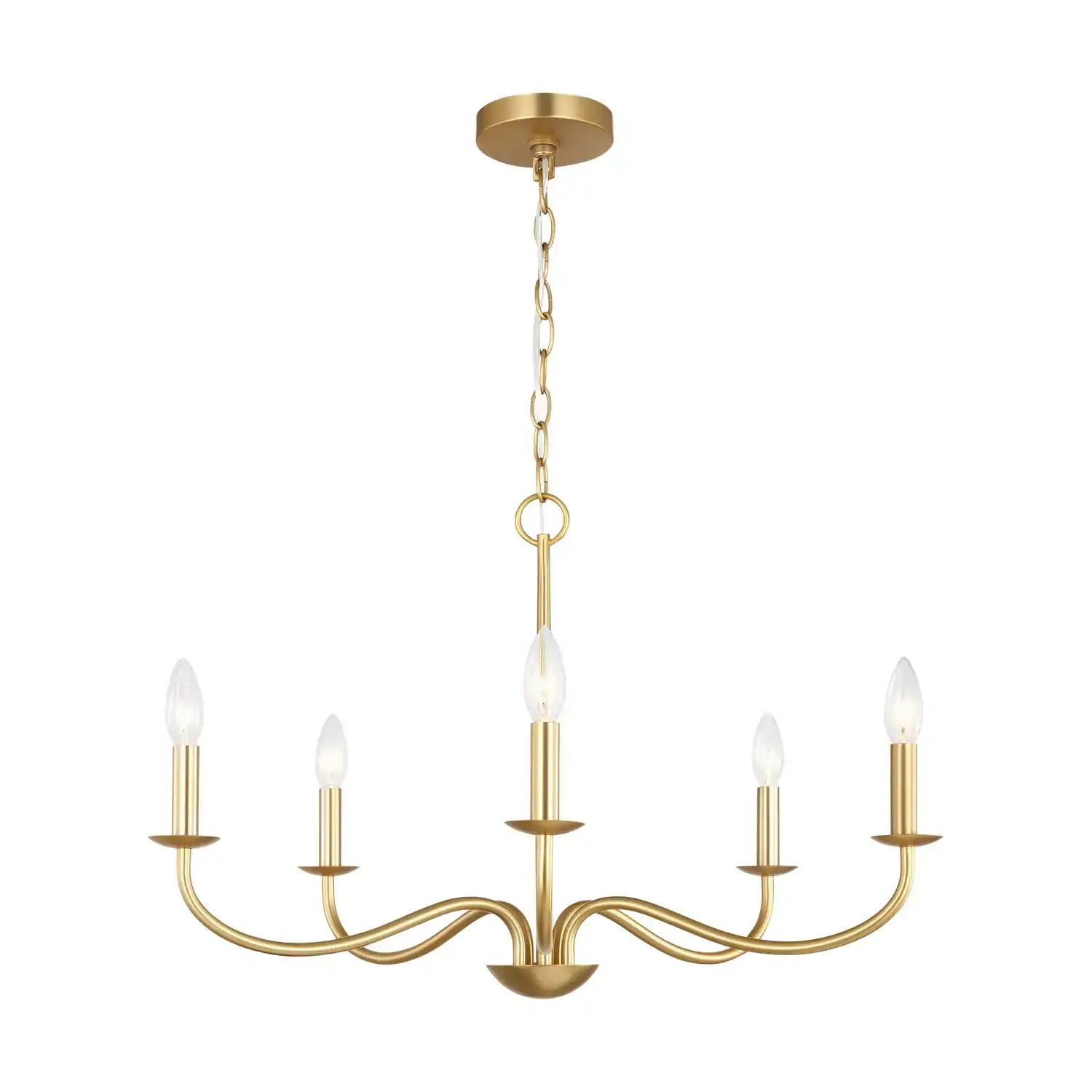 GENERATION LIGHTING, ABELLS FIVE LIGHT CHANDELIER, CHANDELIER LIGHT