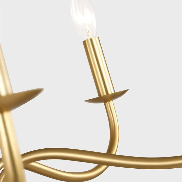 GENERATION LIGHTING, ABELLS FIVE LIGHT CHANDELIER, CHANDELIER LIGHT