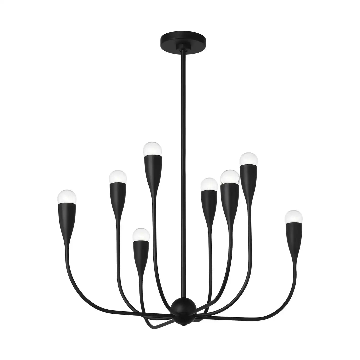 GENERATION LIGHTING, MAYA EIGHT LIGHT CHANDELIER, CHANDELIER LIGHT