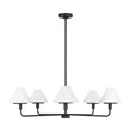 GENERATION LIGHTING, MENDOTA FIVE LIGHT CHANDELIER, CHANDELIER LIGHT