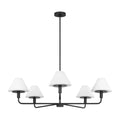 GENERATION LIGHTING, MENDOTA FIVE LIGHT CHANDELIER, CHANDELIER LIGHT