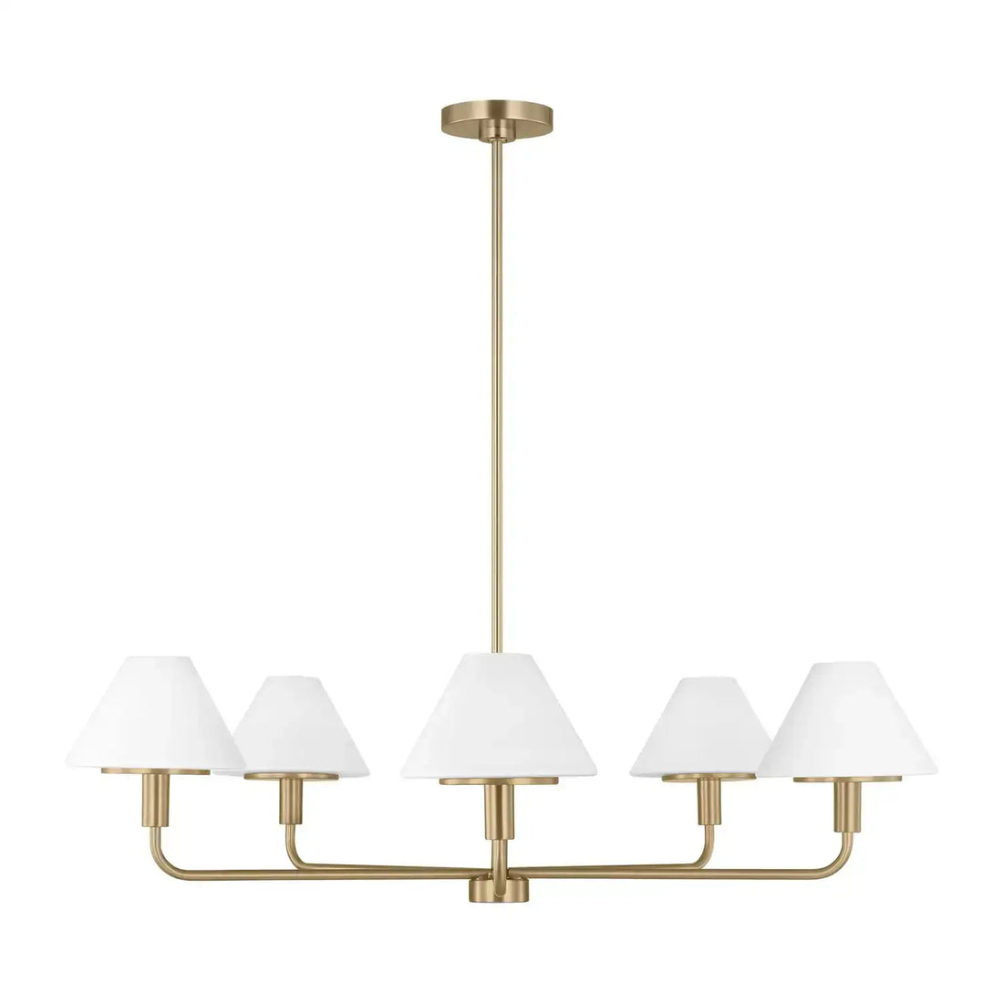 GENERATION LIGHTING, MENDOTA FIVE LIGHT CHANDELIER, CHANDELIER LIGHT