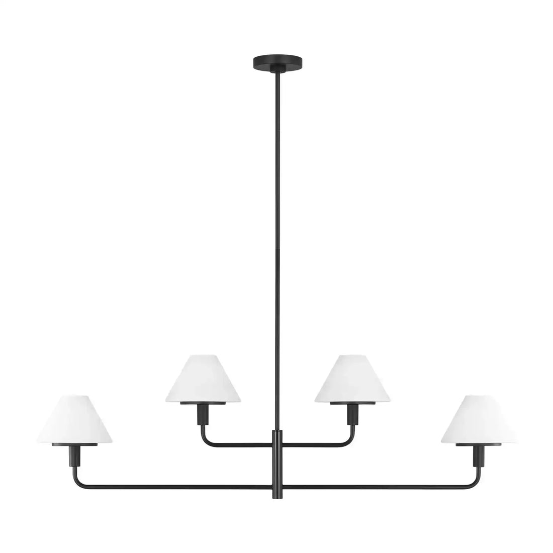 GENERATION LIGHTING, MENDOTA FOUR LIGHT CHANDELIER, CHANDELIER LIGHT