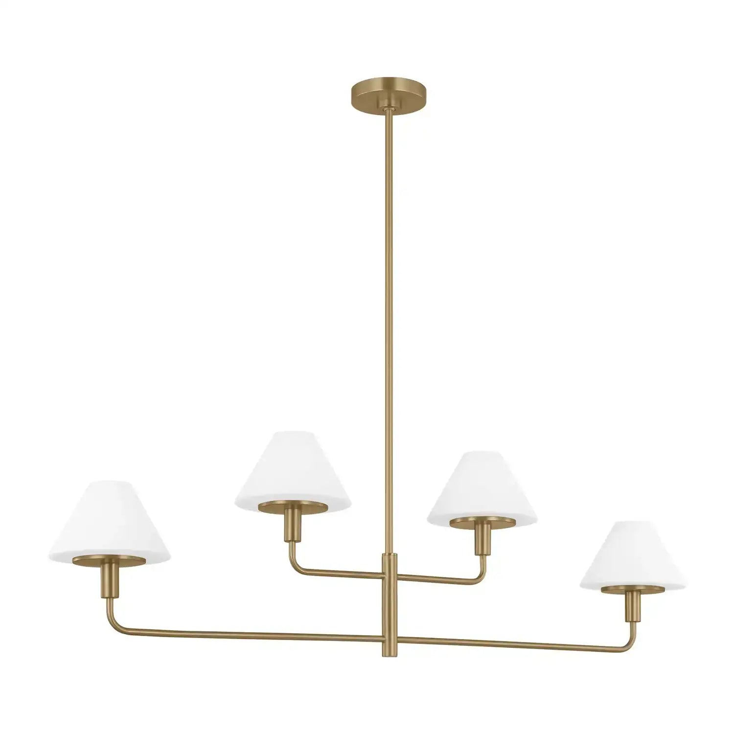 GENERATION LIGHTING, MENDOTA FOUR LIGHT CHANDELIER, CHANDELIER LIGHT