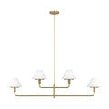 GENERATION LIGHTING, MENDOTA FOUR LIGHT CHANDELIER, CHANDELIER LIGHT