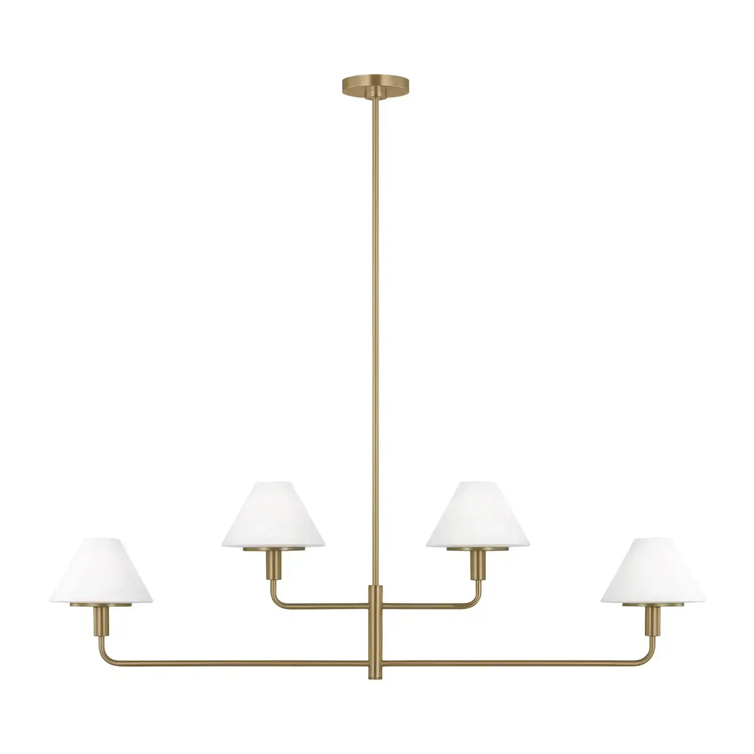 GENERATION LIGHTING, MENDOTA FOUR LIGHT CHANDELIER, CHANDELIER LIGHT