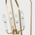 GENERATION LIGHTING, KENNAN FOUR LIGHT CHANDELIER, CHANDELIER LIGHT