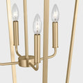 GENERATION LIGHTING, KENNAN FOUR LIGHT CHANDELIER, CHANDELIER LIGHT