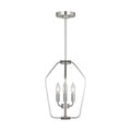 GENERATION LIGHTING, KENNAN THREE LIGHT CHANDELIER, CHANDELIER LIGHT