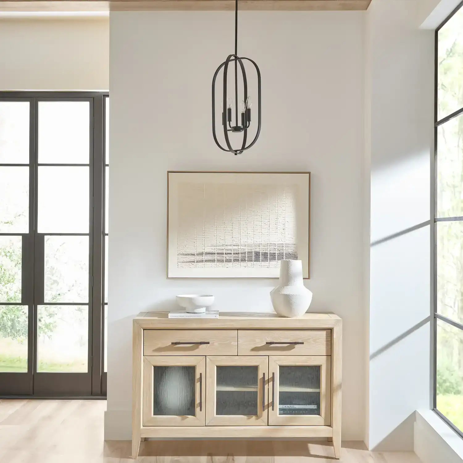 GENERATION LIGHTING, LORETTO FOUR LIGHT CHANDELIER, CHANDELIER LIGHT