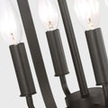 GENERATION LIGHTING, LORETTO FOUR LIGHT CHANDELIER, CHANDELIER LIGHT