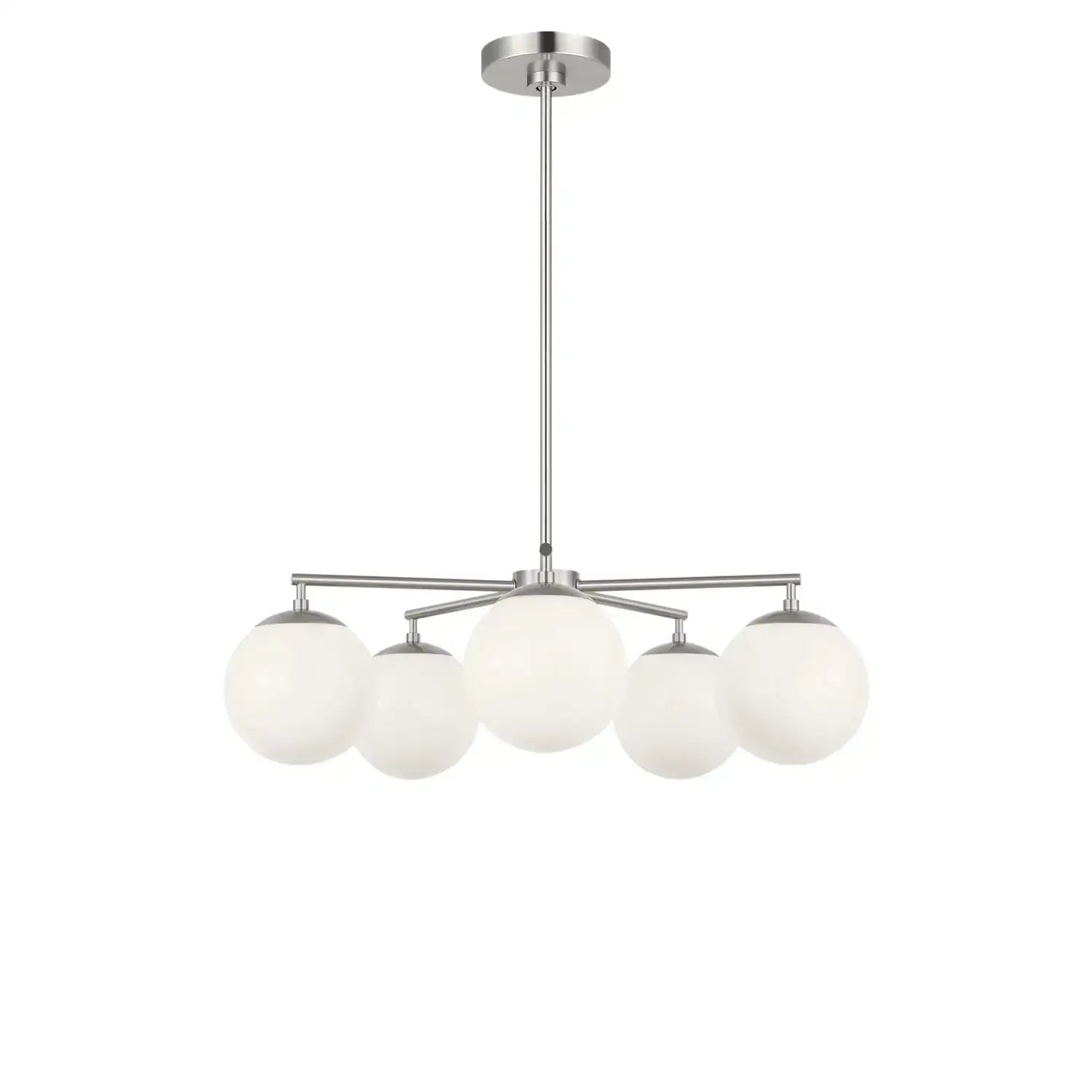 GENERATION LIGHTING, NUBE FIVE LIGHT CHANDELIER, CHANDELIER LIGHT