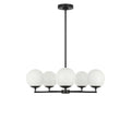 GENERATION LIGHTING, NUBE FIVE LIGHT CHANDELIER, CHANDELIER LIGHT