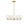 GENERATION LIGHTING, NUBE FIVE LIGHT CHANDELIER, CHANDELIER LIGHT