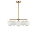GENERATION LIGHTING, NUBE FIVE LIGHT CHANDELIER, CHANDELIER LIGHT