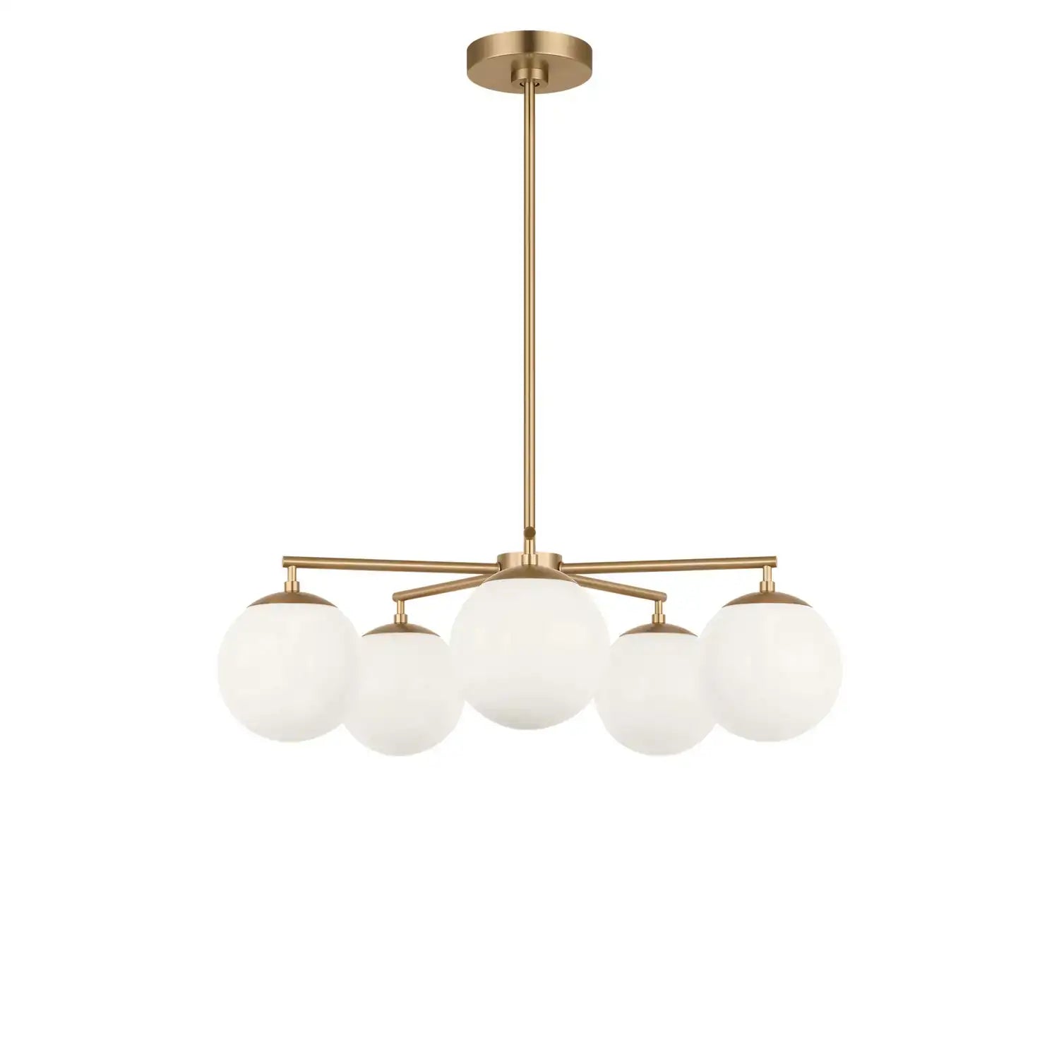 GENERATION LIGHTING, NUBE FIVE LIGHT CHANDELIER, CHANDELIER LIGHT