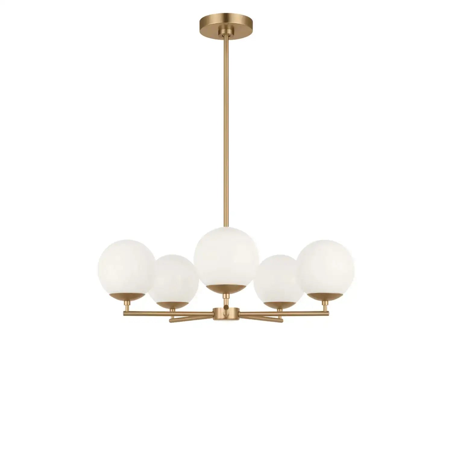 GENERATION LIGHTING, NUBE FIVE LIGHT CHANDELIER, CHANDELIER LIGHT