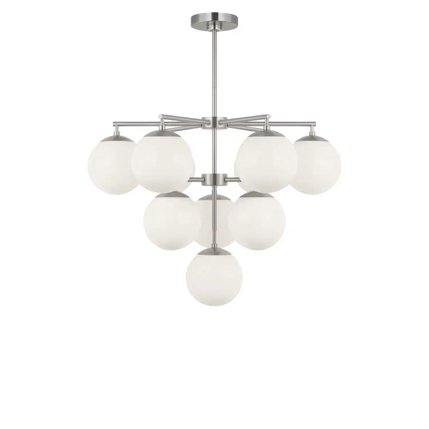 GENERATION LIGHTING, NUBE TEN LIGHT CHANDELIER, CHANDELIER LIGHT