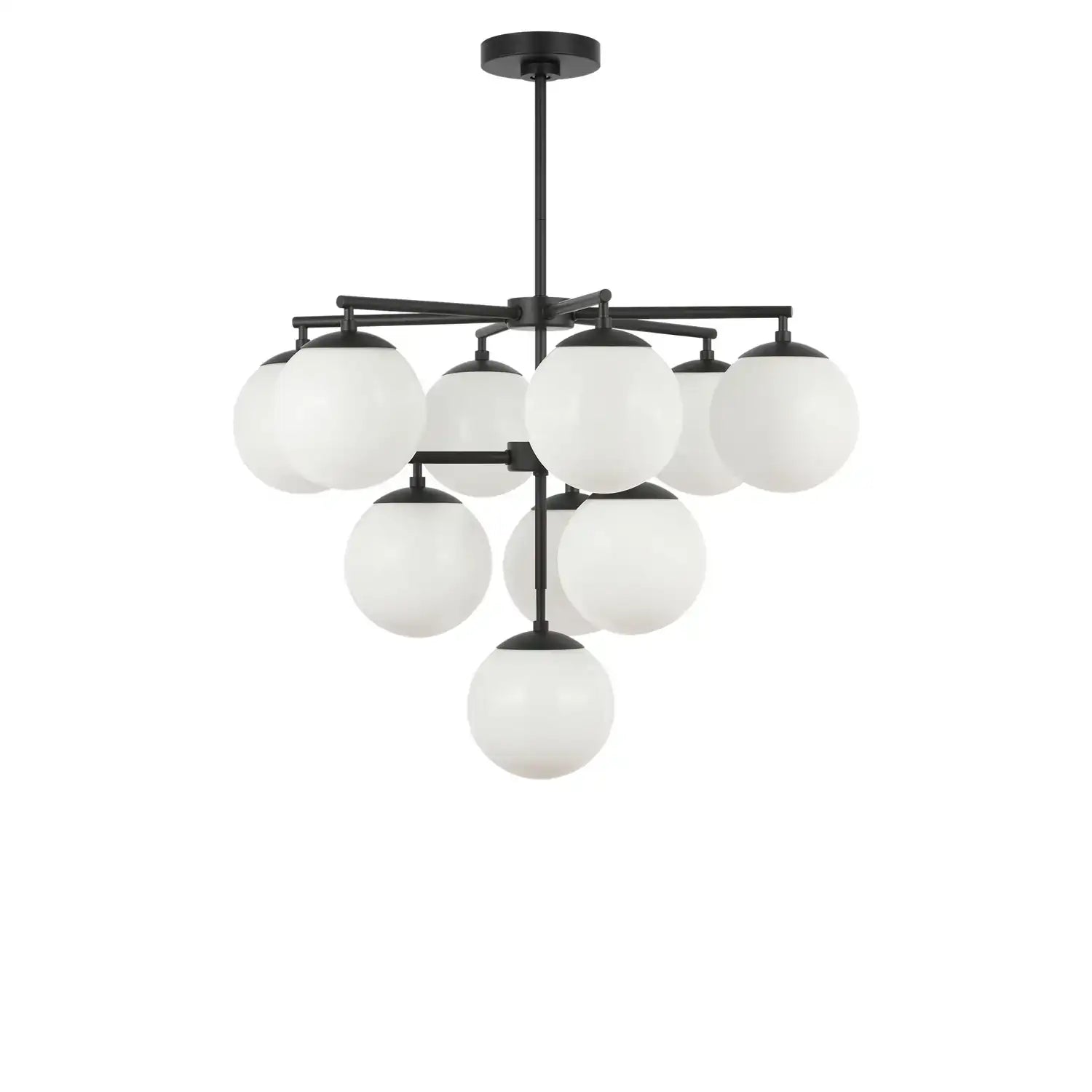 GENERATION LIGHTING, NUBE TEN LIGHT CHANDELIER, CHANDELIER LIGHT