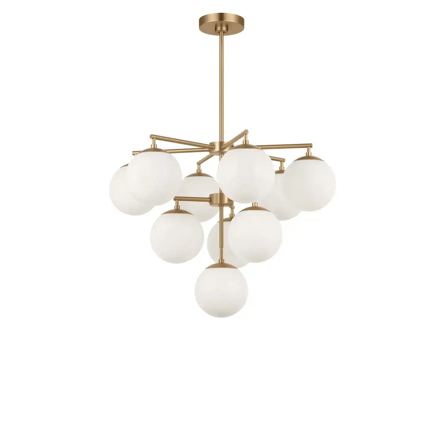 GENERATION LIGHTING, NUBE TEN LIGHT CHANDELIER, CHANDELIER LIGHT