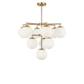 GENERATION LIGHTING, NUBE TEN LIGHT CHANDELIER, CHANDELIER LIGHT