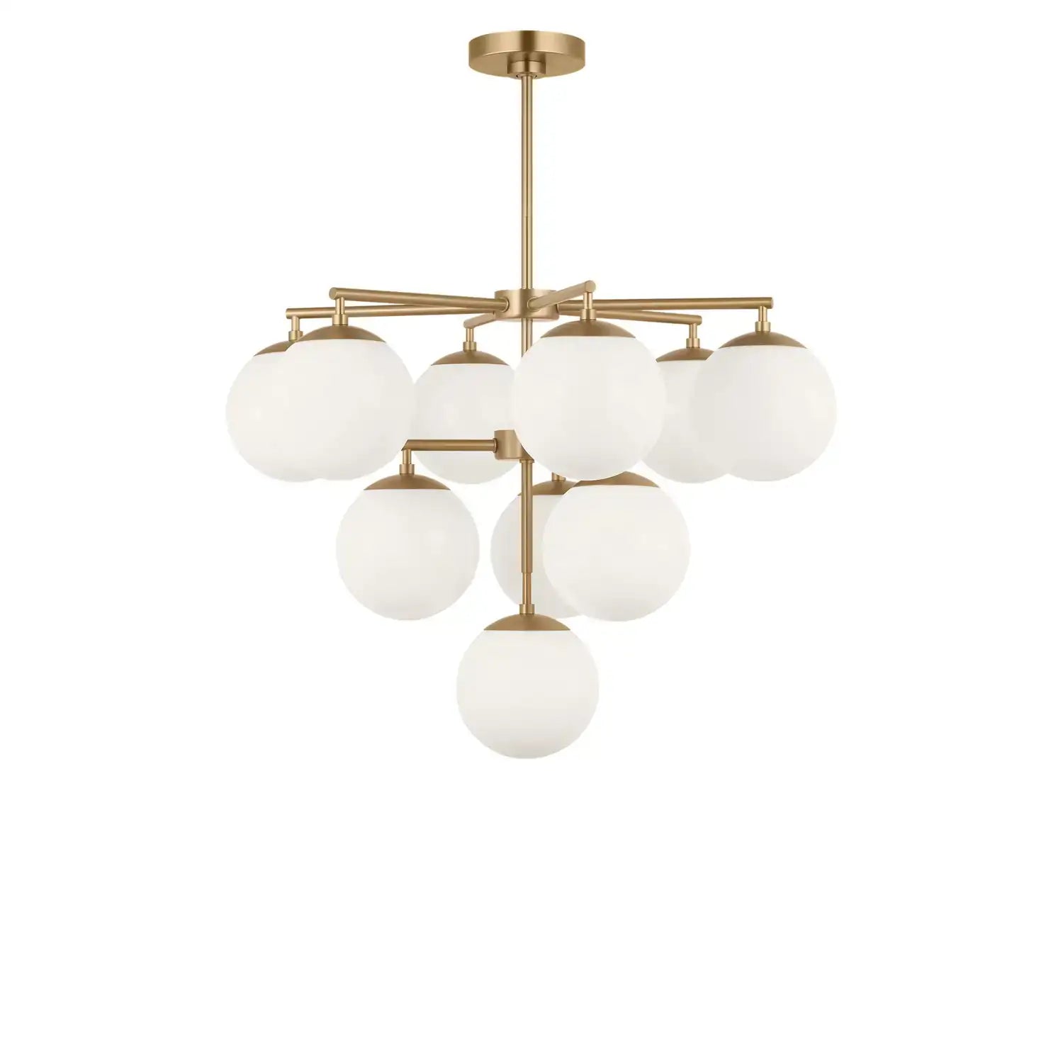 GENERATION LIGHTING, NUBE TEN LIGHT CHANDELIER, CHANDELIER LIGHT