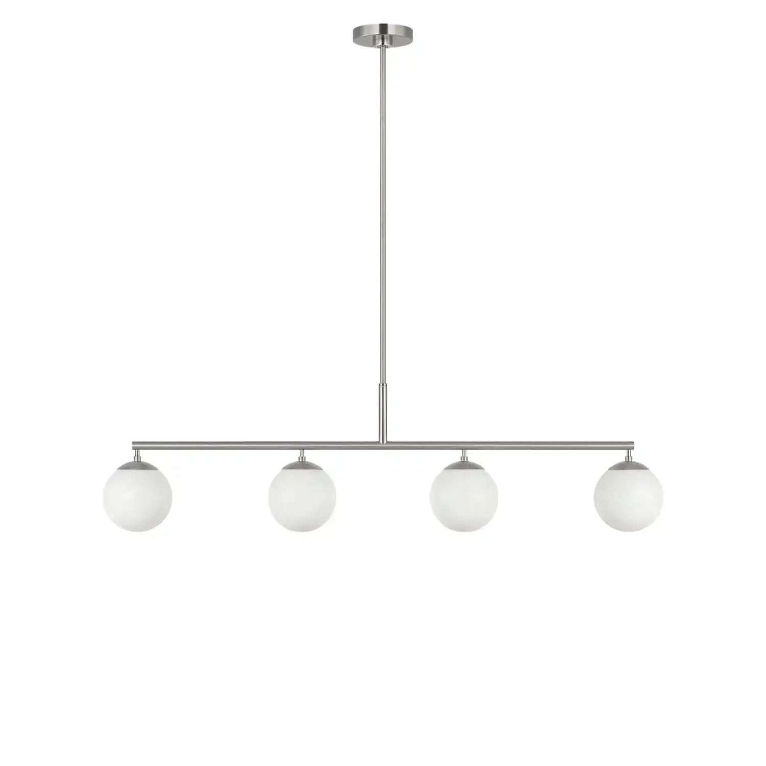 GENERATION LIGHTING, NUBE FOUR LIGHT LINEAR CHANDELIER, LINEAR LIGHT
