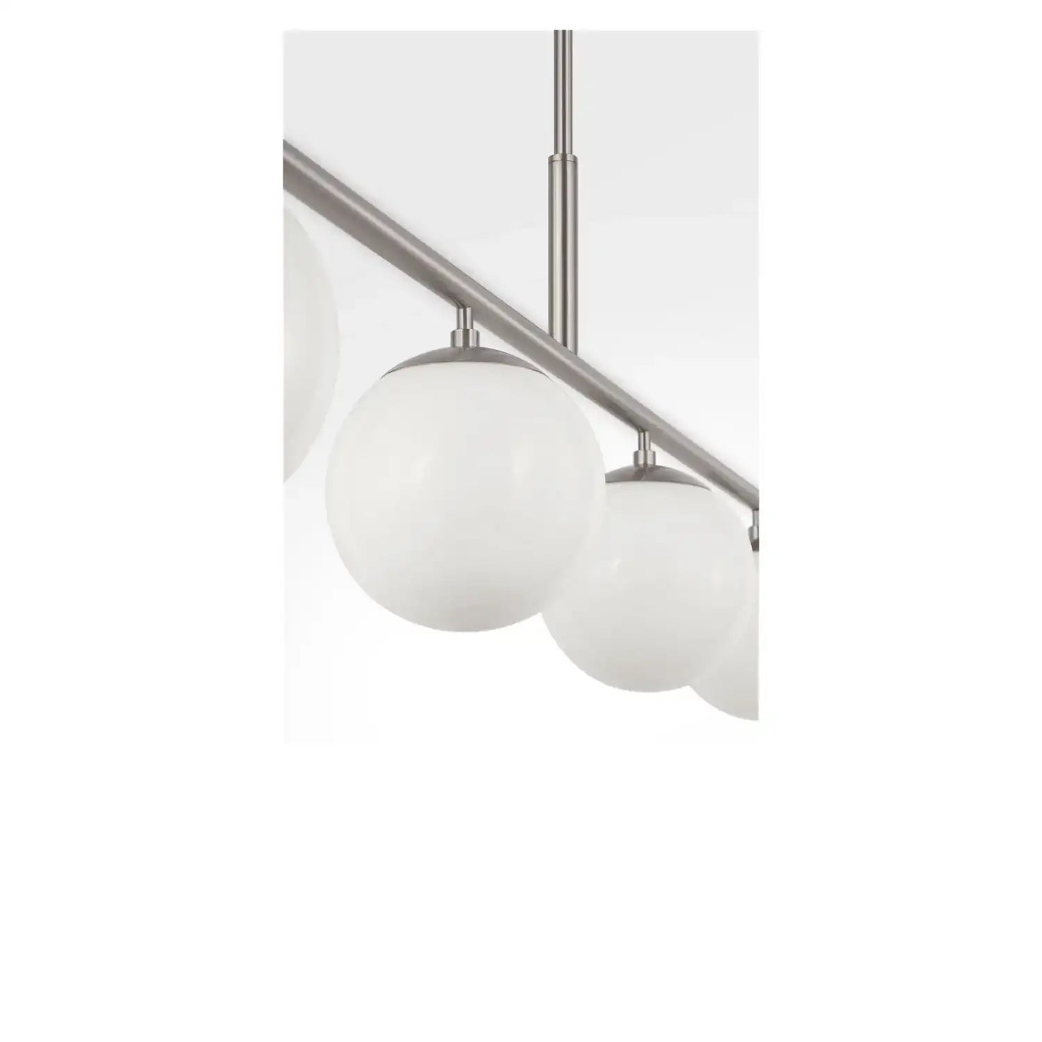 GENERATION LIGHTING, NUBE FOUR LIGHT LINEAR CHANDELIER, LINEAR LIGHT