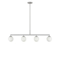 GENERATION LIGHTING, NUBE FOUR LIGHT LINEAR CHANDELIER, LINEAR LIGHT