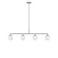 GENERATION LIGHTING, NUBE FOUR LIGHT LINEAR CHANDELIER, LINEAR LIGHT