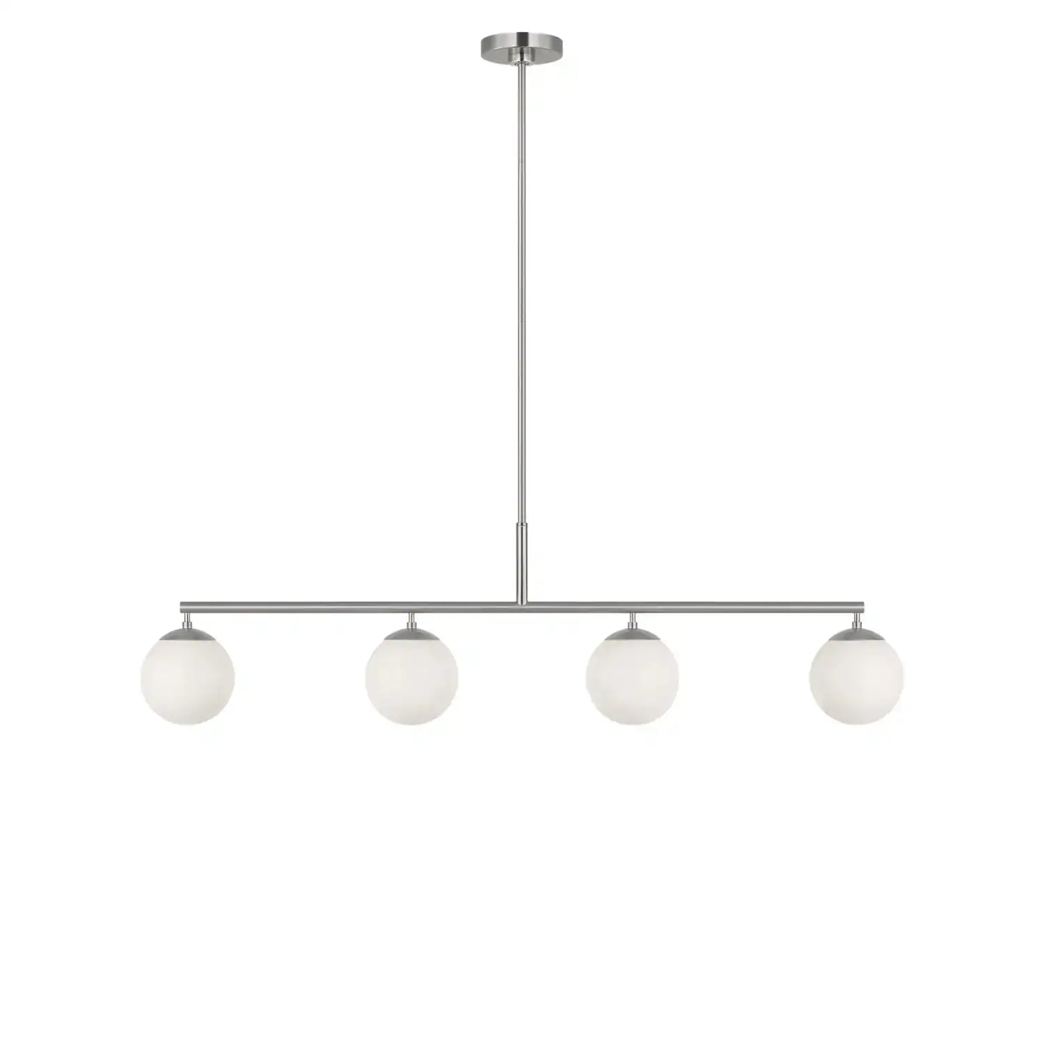 GENERATION LIGHTING, NUBE FOUR LIGHT LINEAR CHANDELIER, LINEAR LIGHT