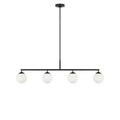 GENERATION LIGHTING, NUBE FOUR LIGHT LINEAR CHANDELIER, LINEAR LIGHT