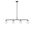 GENERATION LIGHTING, NUBE FOUR LIGHT LINEAR CHANDELIER, LINEAR LIGHT