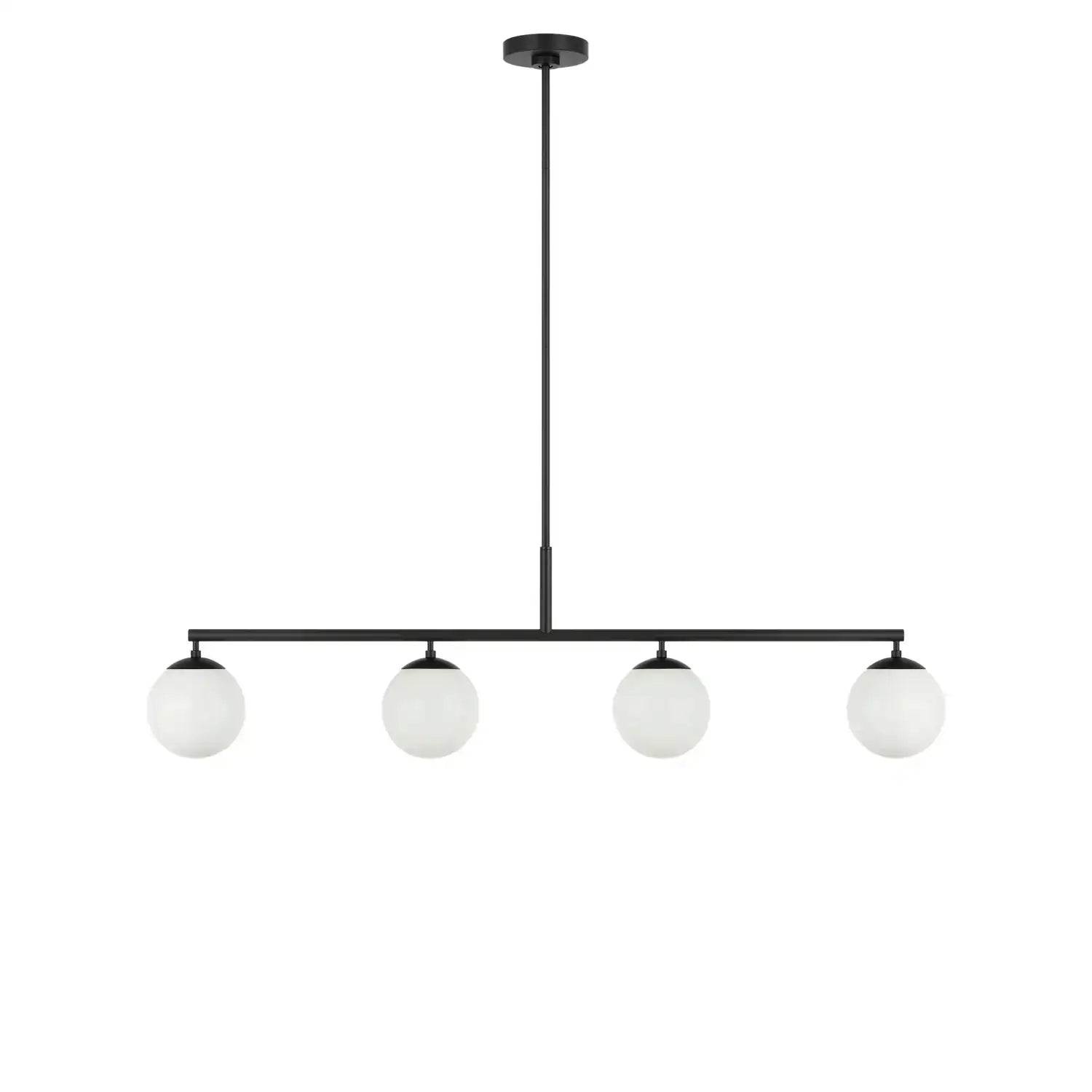 GENERATION LIGHTING, NUBE FOUR LIGHT LINEAR CHANDELIER, LINEAR LIGHT