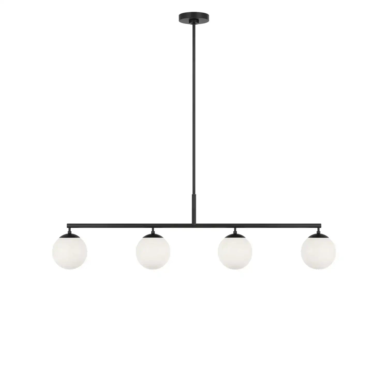 GENERATION LIGHTING, NUBE FOUR LIGHT LINEAR CHANDELIER, LINEAR LIGHT
