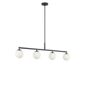 GENERATION LIGHTING, NUBE FOUR LIGHT LINEAR CHANDELIER, LINEAR LIGHT