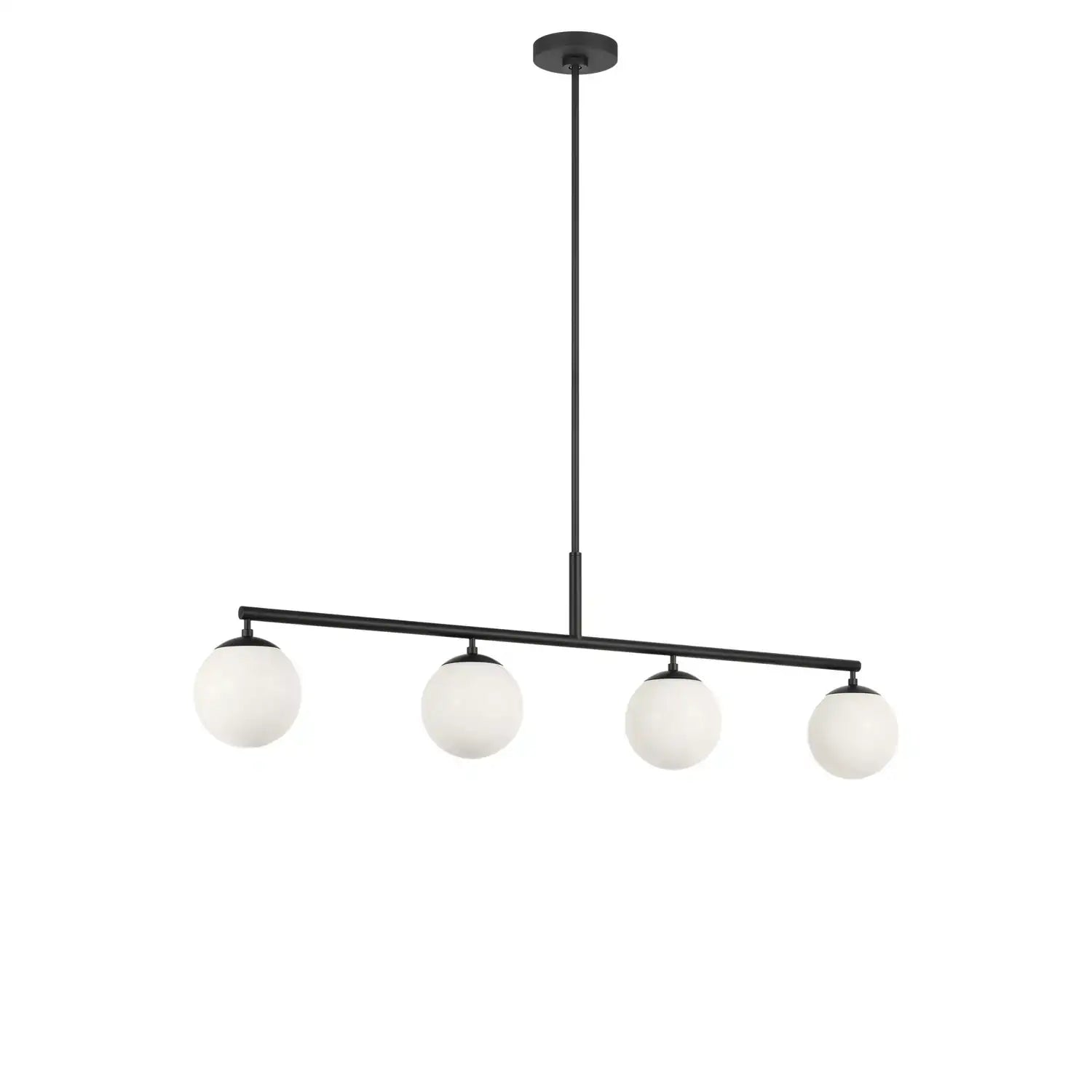 GENERATION LIGHTING, NUBE FOUR LIGHT LINEAR CHANDELIER, LINEAR LIGHT